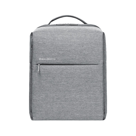 Original Xiaomi Water-resistant Simple Backpack Laptop Bag for 15.6 inch Laptop(Light Grey)