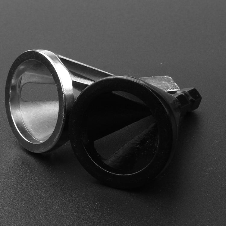 Chamfer Stainless Steel Deburring External Chamfer Tool Triangle Handle Six-slot Chamfer(Silver)