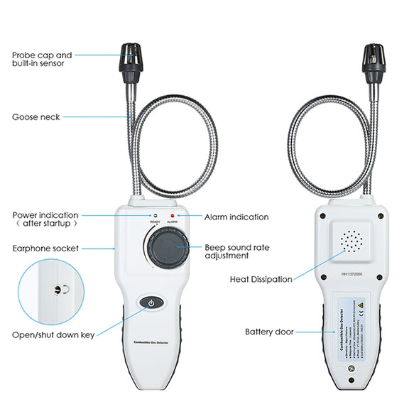 GM8800B Portable Combustible Gas Detector