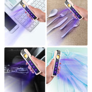 1902C 3 Lighting Mode Flashlight Rechargeable Lantern Disinfection Light UVA+UVC Antisepsis Lamp