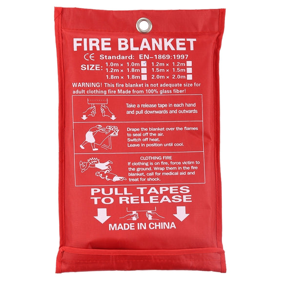 Emergency Survival Fire Blanket Shelter Safety Protector Extinguishers Tent, Size: 2��2m