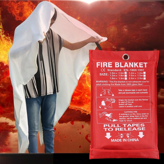 Emergency Survival Fire Blanket Shelter Safety Protector Extinguishers Tent, Size: 2��2m