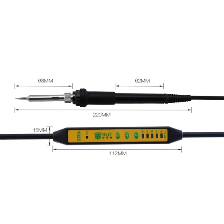 BEST Adjustable Temperature Electric Soldering Iron Welding Solder Station Heat Pencil, US Plug