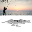 10 PCS 4cm Fishing Soft Bait Lures Popper Poper Baits (Transparent) - Fishing Lures by PMC TechLife | Online Shopping South Africa | PMC TechLife | Buy Now Pay Later Mobicred