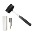 BIKERSAY BT042T Bicycle Fork Star Nut Installation Tool Bowl Set Toothless Bike Sunflower Installation Tools with Rubber Hammer - Maintenance tools by BIKERSAY | Online Shopping South Africa | PMc TechLife | Buy Now Pay Later Mobicred