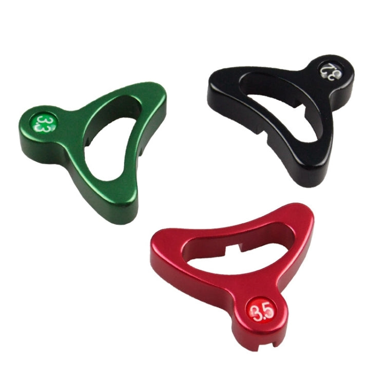 BIKERSAY BK033 Bicycle Spoke Wrench Repair Tool Aluminum Alloy Wheel Spoke Nipple Adjustment Spanner(Red)