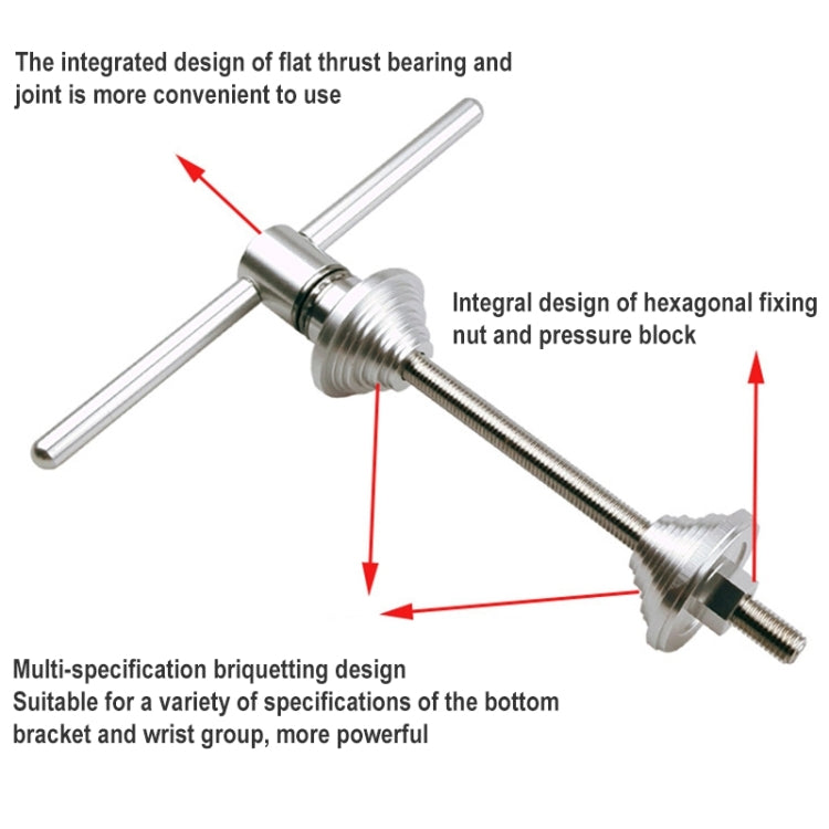 BIKERSAY BT040B Bike Axle Cente Press-In Shaft Static Installation Disassembly Tool
