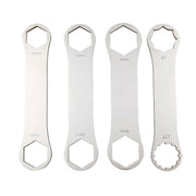 BIKERSAY BT050B Multifunctional Stainless Steel Bicycle Fork Wrench Double Head Spanner