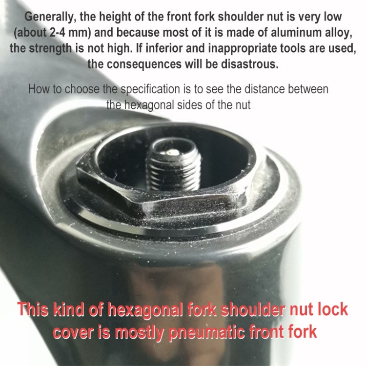 BIKERSAY BT050C Multifunctional Stainless Steel Bicycle Fork Wrench Double Head Spanner