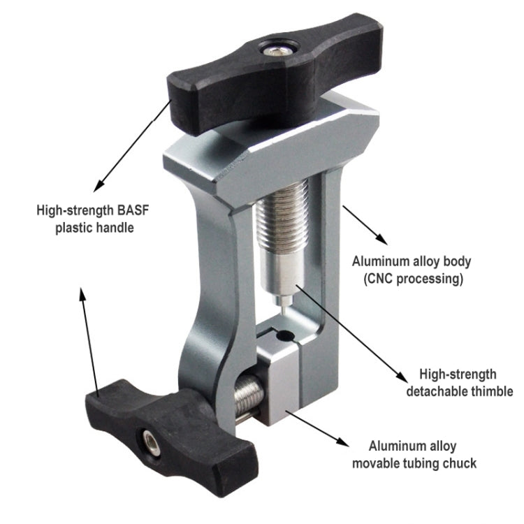 BIKERSAY BT043 Bicycle Oil Needle Insertion Tool Set (Silver Grey)