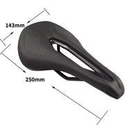 BIKERSAY SZ001 Bicycle PU Leather Saddle Seat (Black)