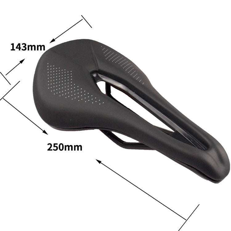 BIKERSAY SZ001 Bicycle PU Leather Saddle Seat (Black)