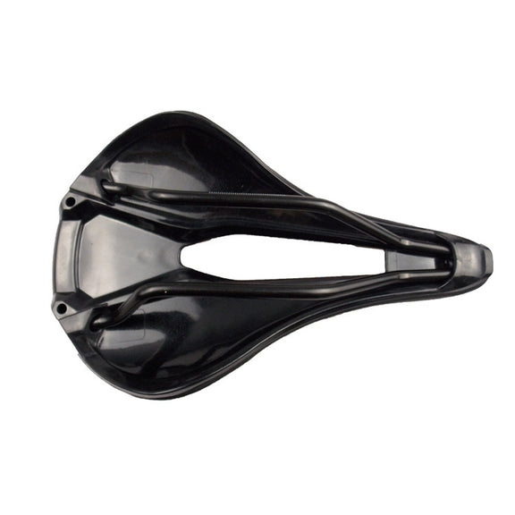 BIKERSAY SZ001 Bicycle PU Leather Saddle Seat (Black White)