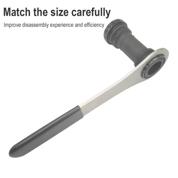 BIKERSAY BB49-12 Bicycle Repair Tools Multi-function Wrench Tool Stainless Steel Axis Spanner