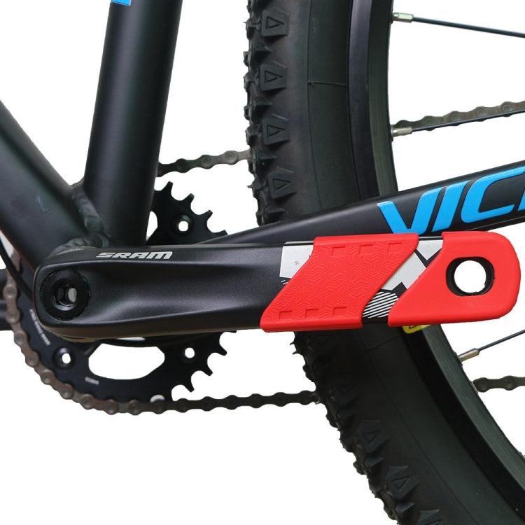 BIKERSAY CP001 Bicycle Crank Cover Silicone Arm Sleeve (Red)