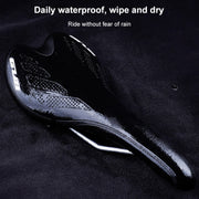 GUB 3083 Microfiber Leather Mountain Road Bike Saddle(Black)