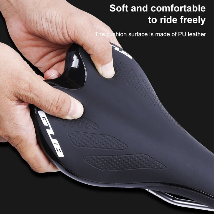 GUB 3083 Microfiber Leather Mountain Road Bike Saddle(Black)