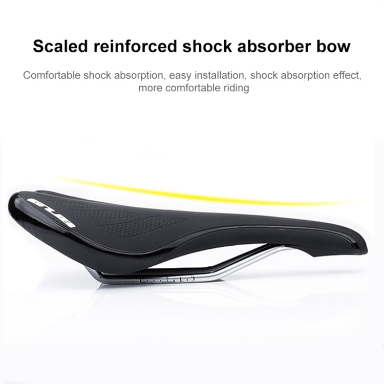 GUB 3083 Microfiber Leather Mountain Road Bike Saddle(Black)
