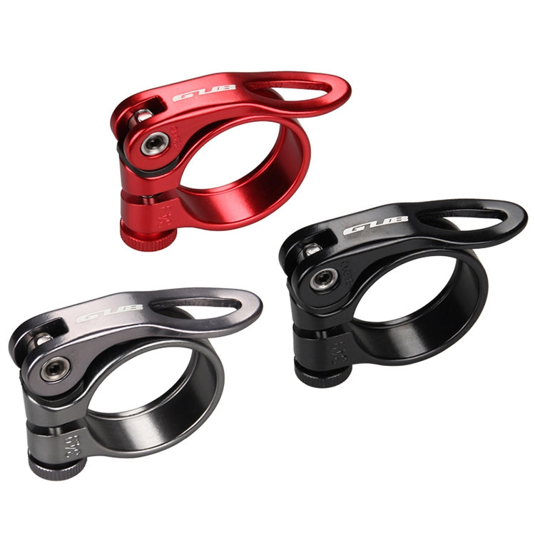 GUB CX-49 34.9mm Aluminum Ultralight Bicycle Seat Post Clamp(Titanium Color)
