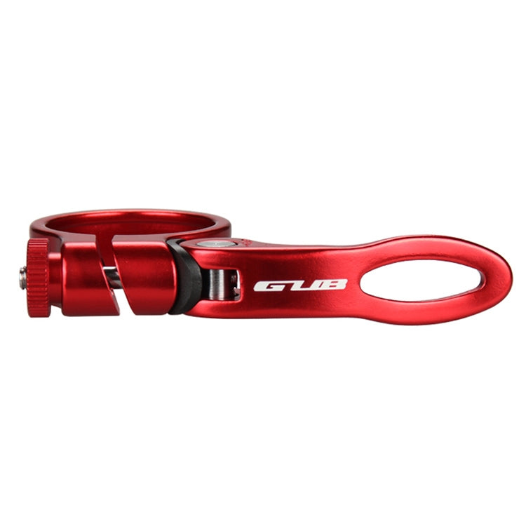 GUB CX-49 34.9mm Aluminum Ultralight Bicycle Seat Post Clamp(Titanium Color)