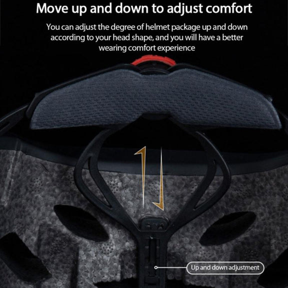 GUB Elite Unisex Adjustable Bicycle Riding Helmet, Size: L(Navy Blue)