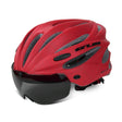 GUB K80 Plus Bike Helmet With Visor And Goggles(Red) - free shipping - PMC TechLife - Order now!