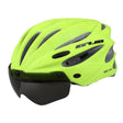 GUB K80 Plus Bike Helmet With Visor And Goggles(Fluorescent Green) - free shipping - PMC TechLife - Order now!