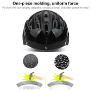 GUB K80 Plus Bike Helmet With Visor And Goggles(Gradient Blue)