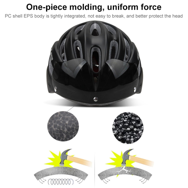GUB K80 Plus Bike Helmet With Visor And Goggles(Fluorescent Green)