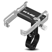 GUB P10 Aluminum Bike Phone Holder(Black Silver)