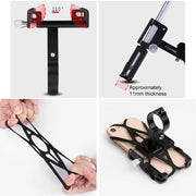 GUB P10 Aluminum Bike Phone Holder(Red)