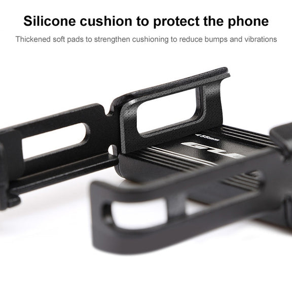 GUB P10 Aluminum Bike Phone Holder(Black Red)