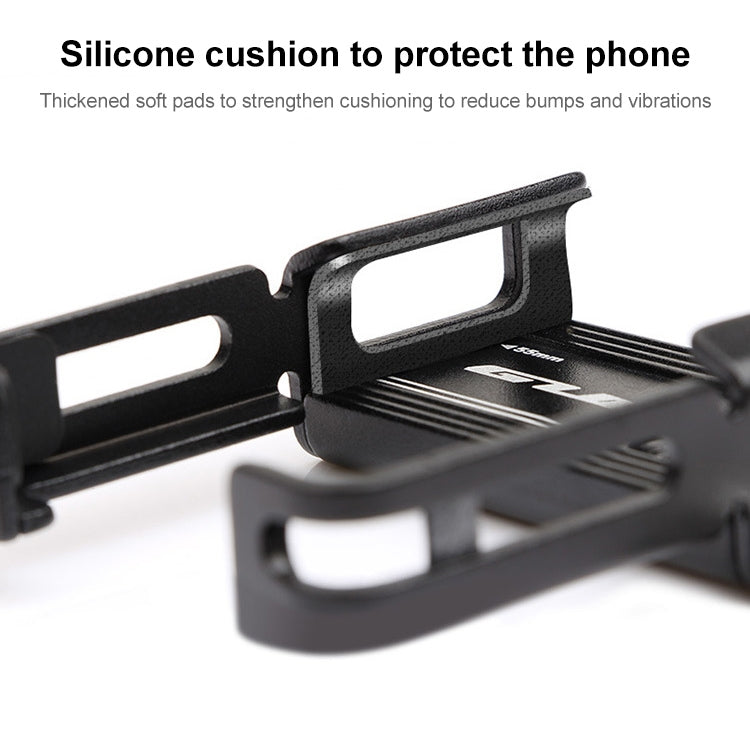 GUB P10 Aluminum Bike Phone Holder(Black)