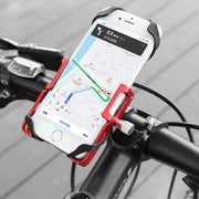 GUB P10 Aluminum Bike Phone Holder(Black Red)