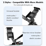 QX-21 360 Degrees Rotating Cycling Mobile Phone Holder