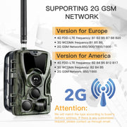HC801M 2G GSM Water-resistant IP66 IR Night Vision Security Hunting Trail Camera, 120 Degree PIR Angle