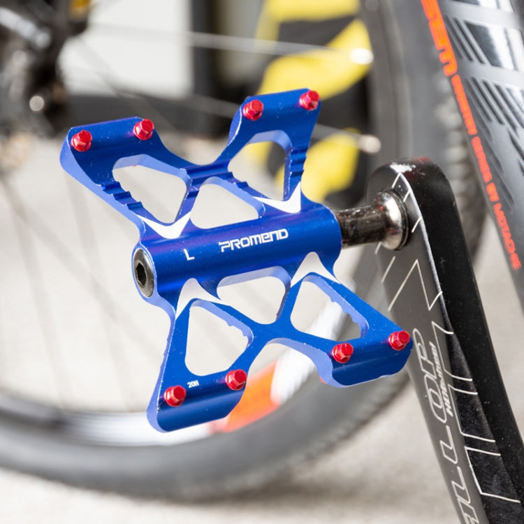 PROMEND PD-M56 1 Pair Mountain Bicycle Aluminum Alloy 3-Bearings Pedals (Gold)