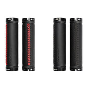 PROMEND GR-501 1 Pair Microfiber Leather Mountain Bicycle Grips Cover(Black Black)