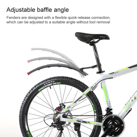 PROMEND NB-28370 1 Pair Bicycle Quick Release Plastic Retractable Mudguard