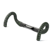 PROMEND GR-082 1 Pair Two-color Antiskid Bicycle Grips Tape (Black+green)