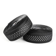 PROMEND GR-082 1 Pair Two-color Antiskid Bicycle Grips Tape (Black White)