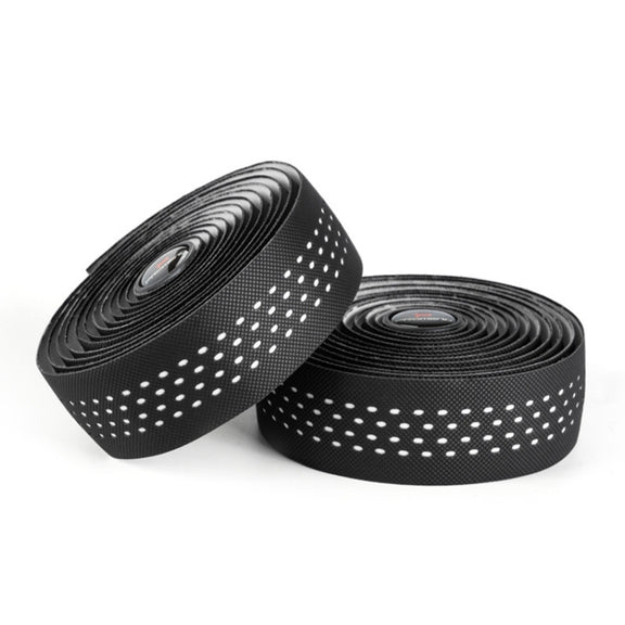PROMEND GR-082 1 Pair Two-color Antiskid Bicycle Grips Tape (Black White)