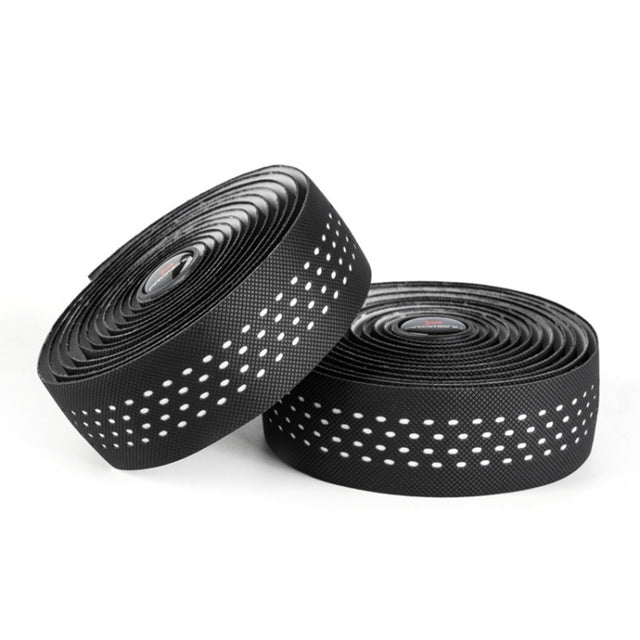 PROMEND GR-082 1 Pair Two-color Antiskid Bicycle Grips Tape (Black White)