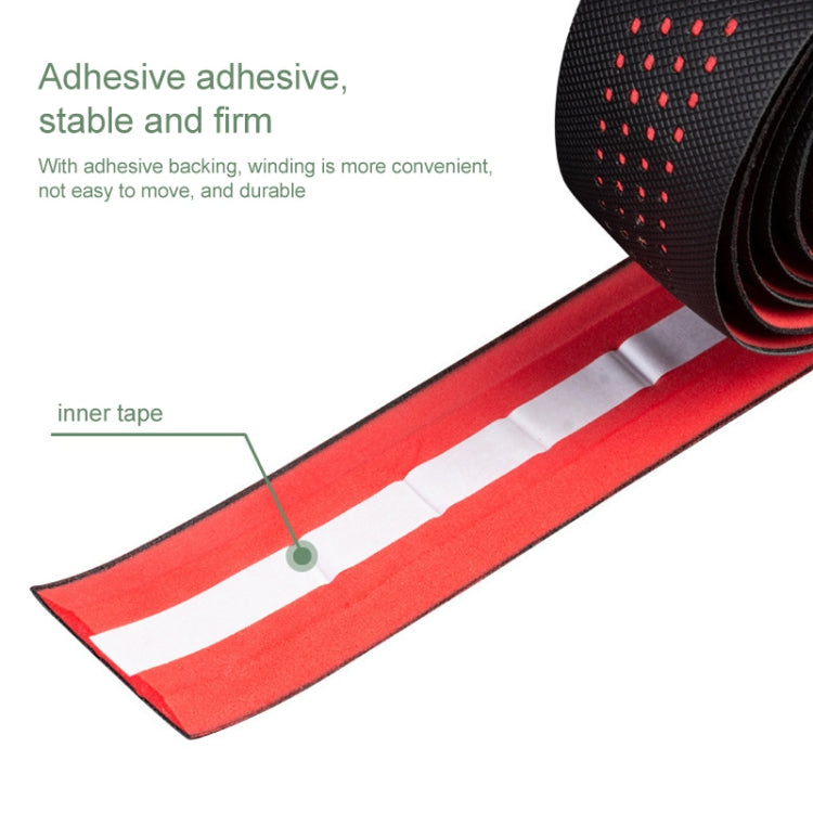 PROMEND GR-082 1 Pair Two-color Antiskid Bicycle Grips Tape (Black White)