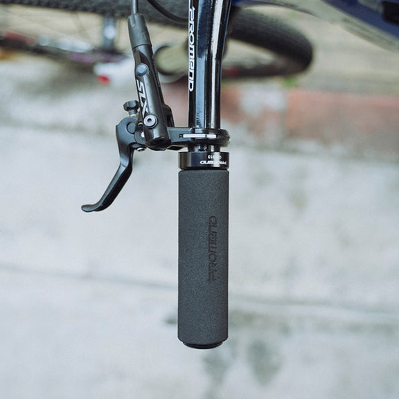 PROMEND GR-513 1 Pair Bicycle Antiskid Sweat-absorbing Sponge Grips Cover (Black)