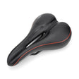 PROMEND SD-565 Hollow Breathable Silicone Bicycle Saddle (Black Red) - free shipping - PMc TechLife - Order now!