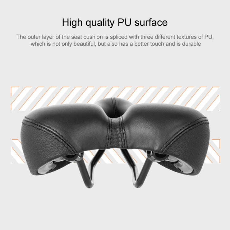 PROMEND SD-3301URN Hollow Breathable Memory Foam Bicycle Saddle
