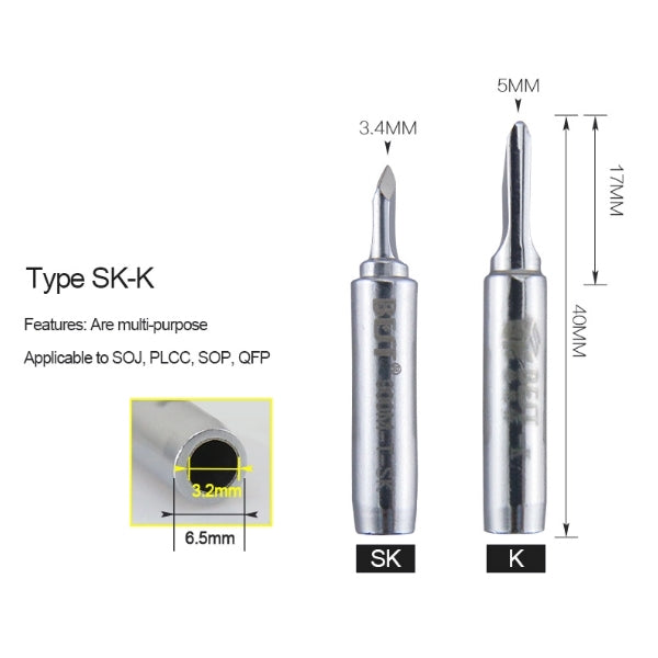 BEST Longevity Series Soldering Tip Welding Contact Head 900M-T-SK