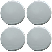 4PCS 210D Oxford Cloth RV Caravan Tire Dustproof and Water-resistant Cover For 27-29 inch (Silver)