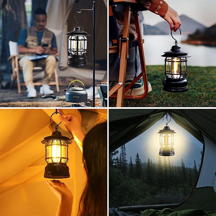 AOTU YT1030 Outdoor Retro Camping Light Emergency Hand Lamp(Green)